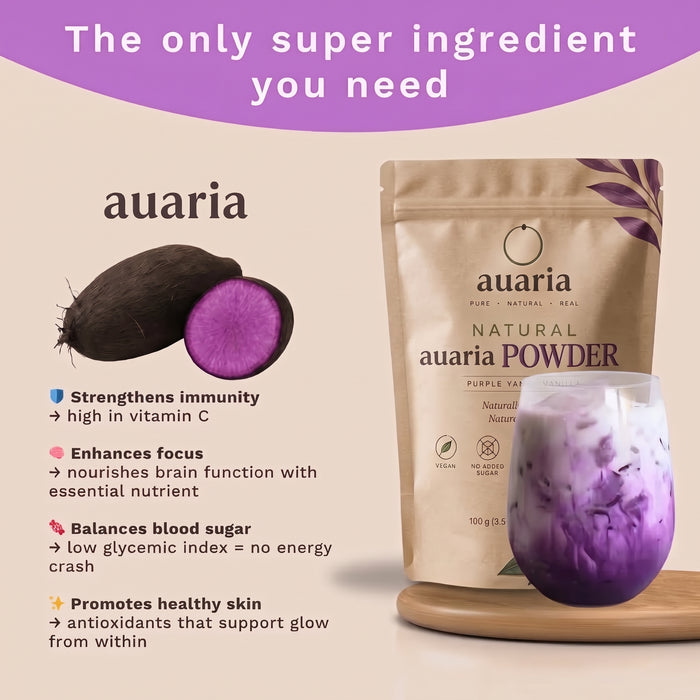 Ube root and Auaria powder pouch