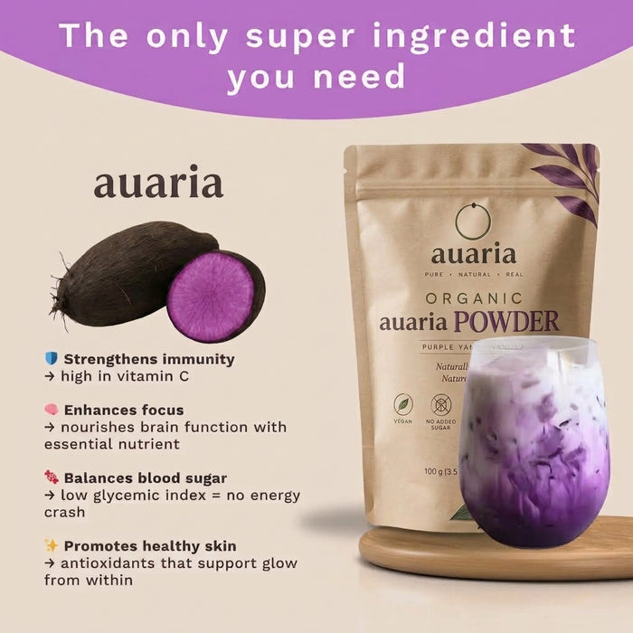Ube root and Auaria powder pouch